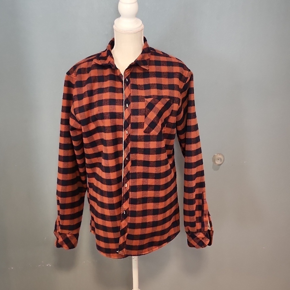 Nomad Raul Plaid flannel sherpa lined shirt barnchore jacket Gorpcore Anglercore